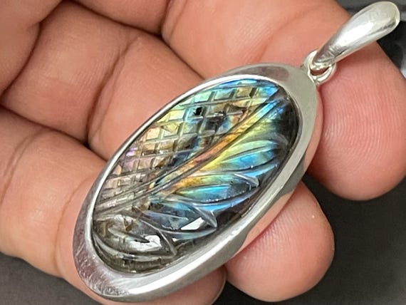 Special labradorite with silver 925