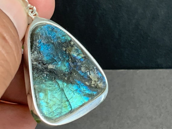 Special labradorite with silver 925