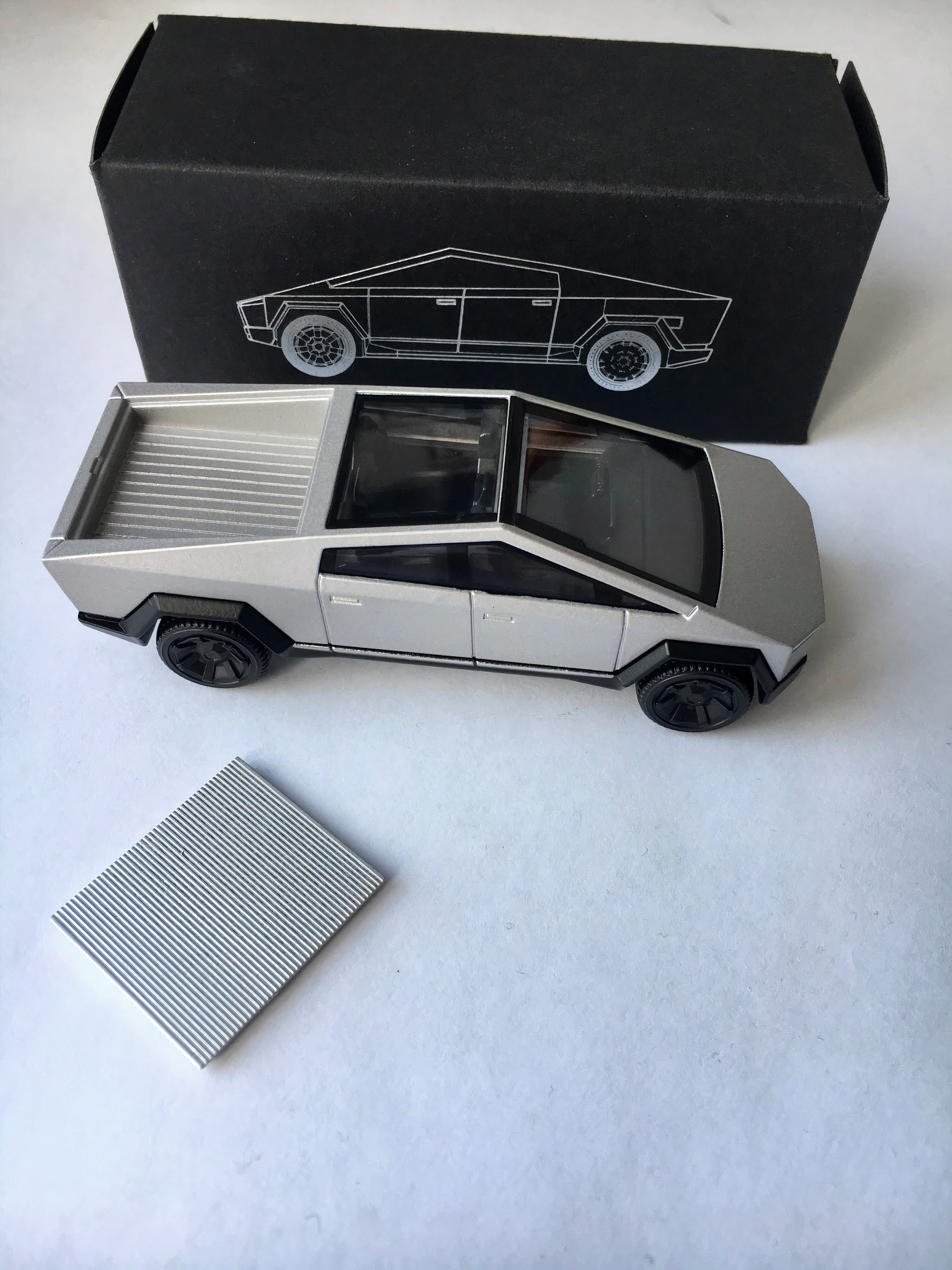 Tesla Cybertruck metal model toy Etsy