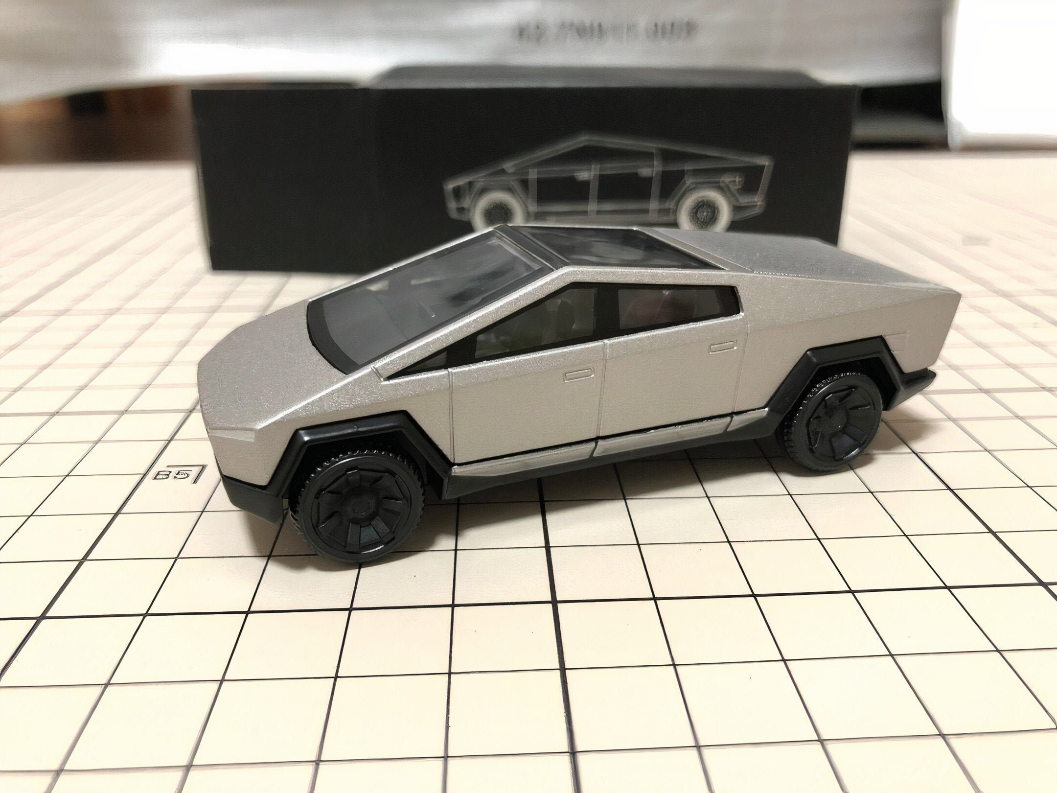 Tesla Cybertruck metal model toy Etsy