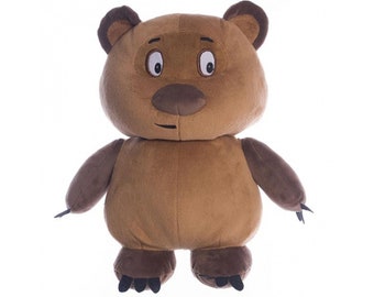 Russian Winnie The Pooh Inspired Toy Ready made 15 cm Knitted Bear Toy
