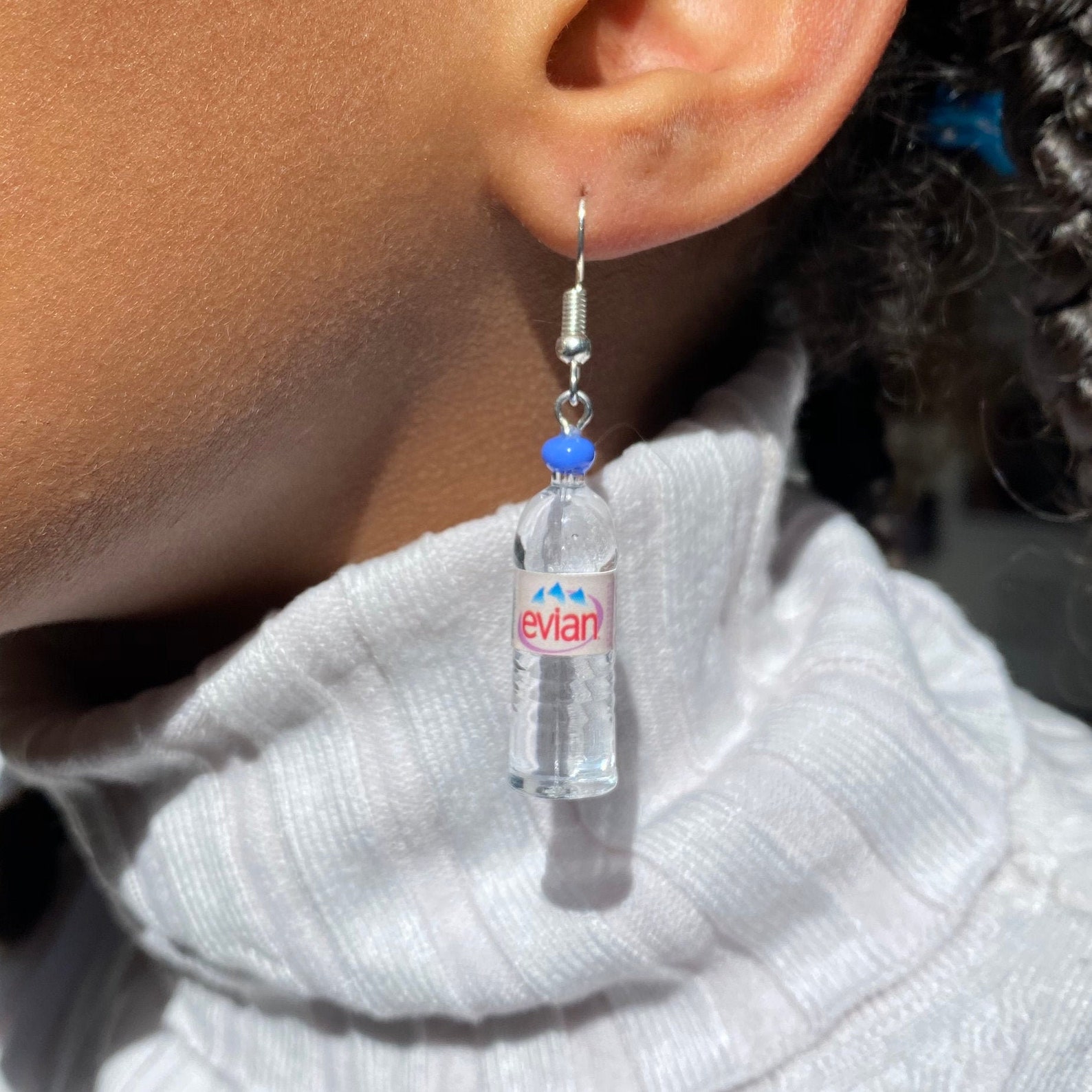 Evian Waterbottle Euphoria Earrings Etsy