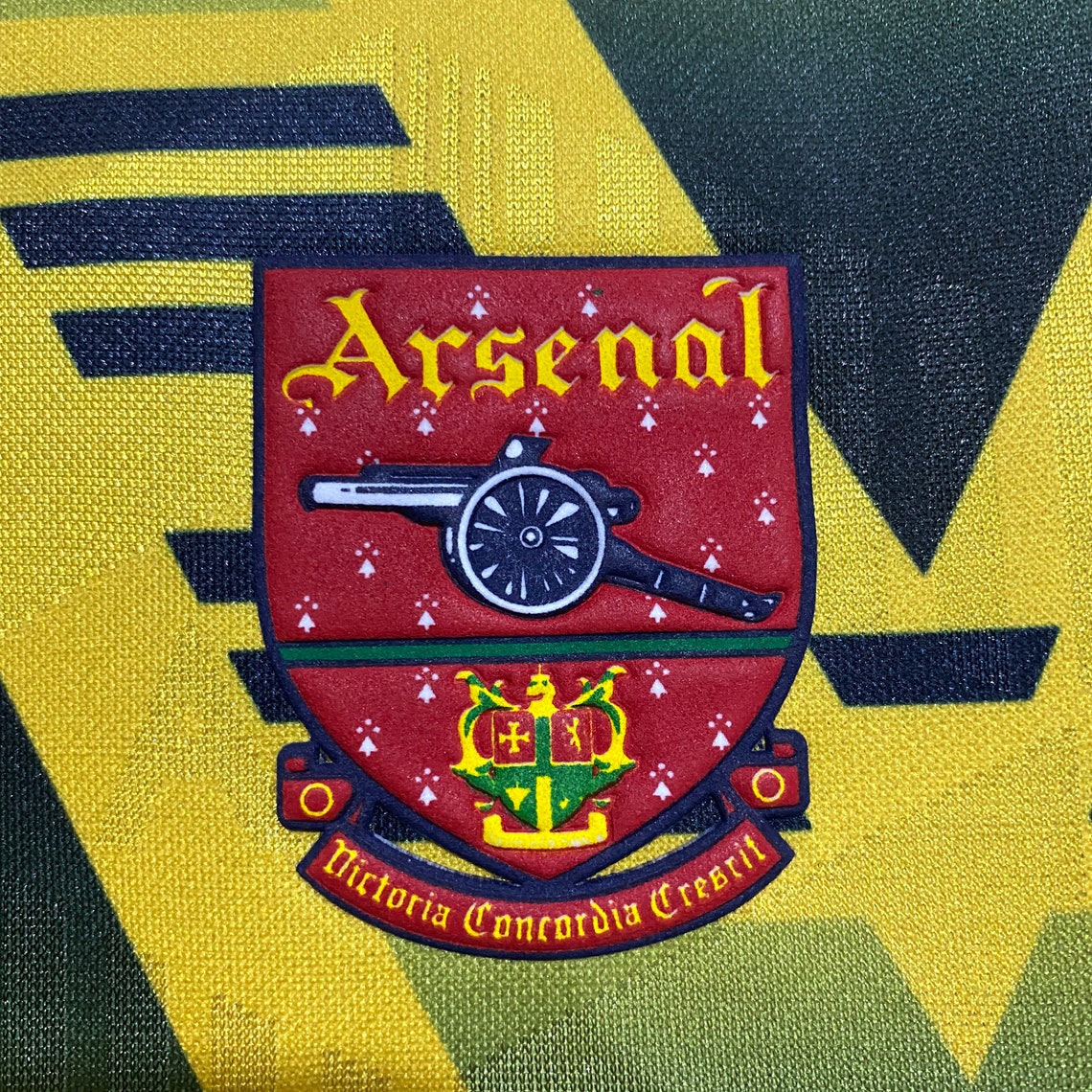 Arsenal 1991-93 Retro Jersey Away Shirt Bruised Banana | Etsy