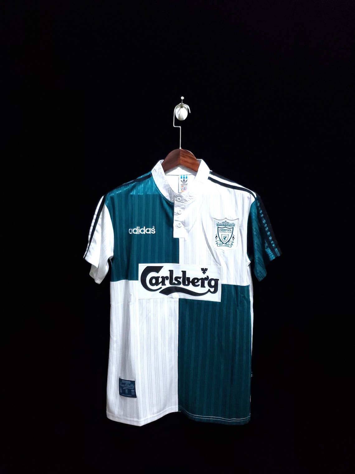 Liverpool 1995-96 Retro Jersey Away Shirt | Etsy