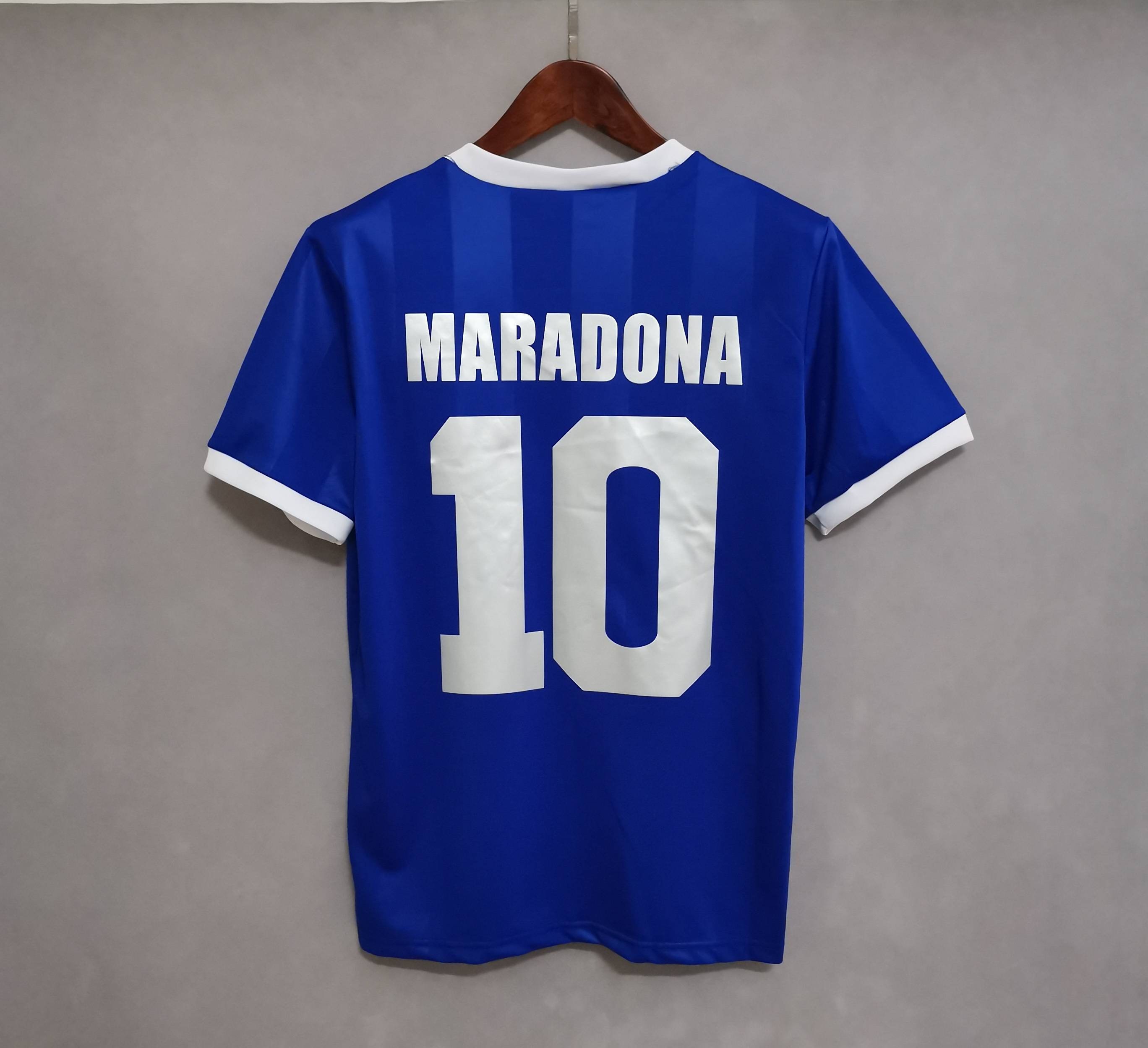 Argentina 1986 Maradona 10 Mundial Retro Jersey Camiseta Etsy