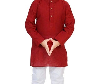 INDOPEHENAWA Traditional Kurta Pajama for kids Boys Indian Designer Cotton