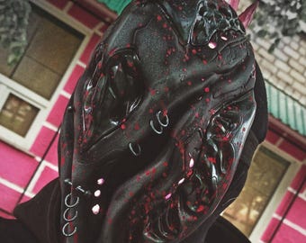 ARCHIVO de máscara personalizada Techo Organic. Cyberpunk, Ciencia Ficción