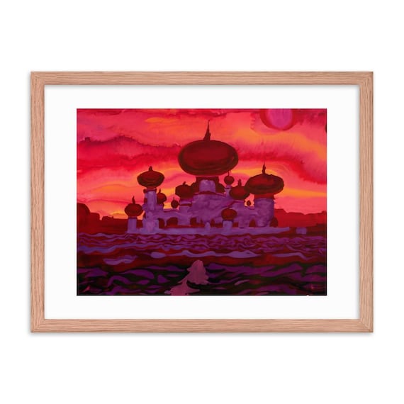 Agrabah Palace Print – Disney Aladdin Inspired, Framed Fine Art - Etsy