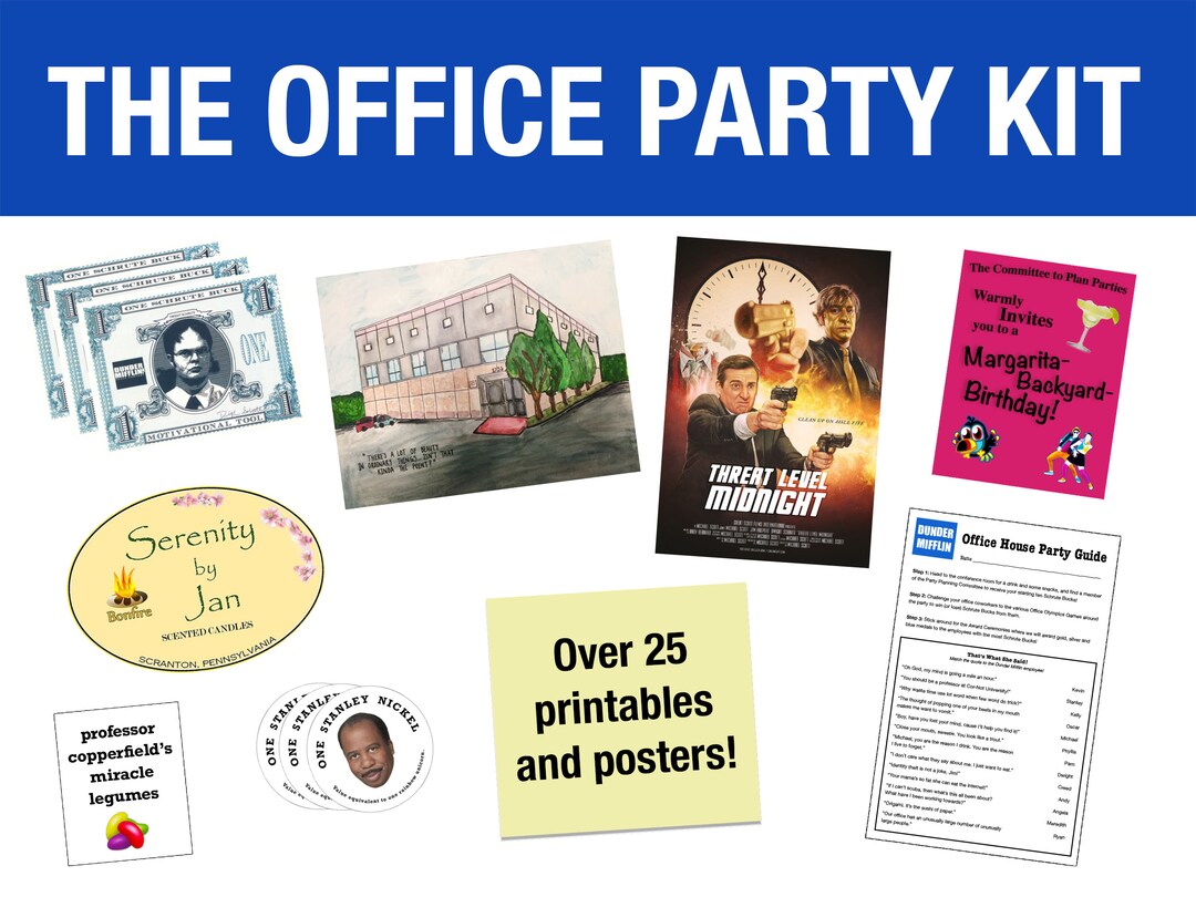 The Office Olympics Party Kit Over 25 Unique Digital Printables