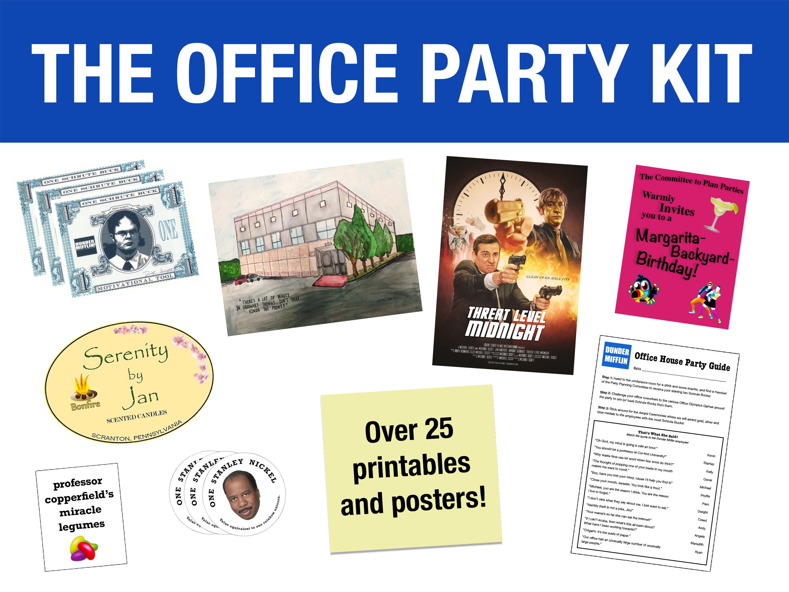 The Office Olympics Party Kit Over 25 Unique Digital Printables