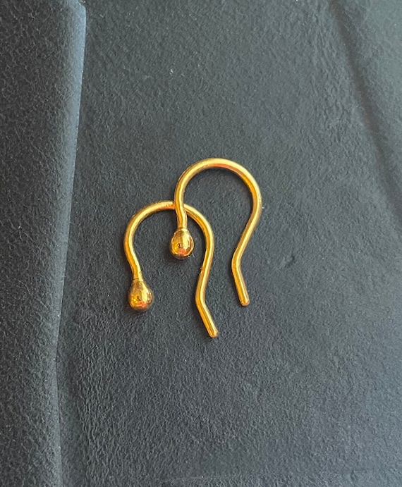24K Earring Set | Hand-Forged | 99.99% High Purity Solid Gold