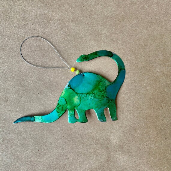 Adorno DINO dinosaurio verde aluminio reciclado puede - Etsy México Adorno DINO dinosaurio verde aluminio reciclado puede - Etsy México