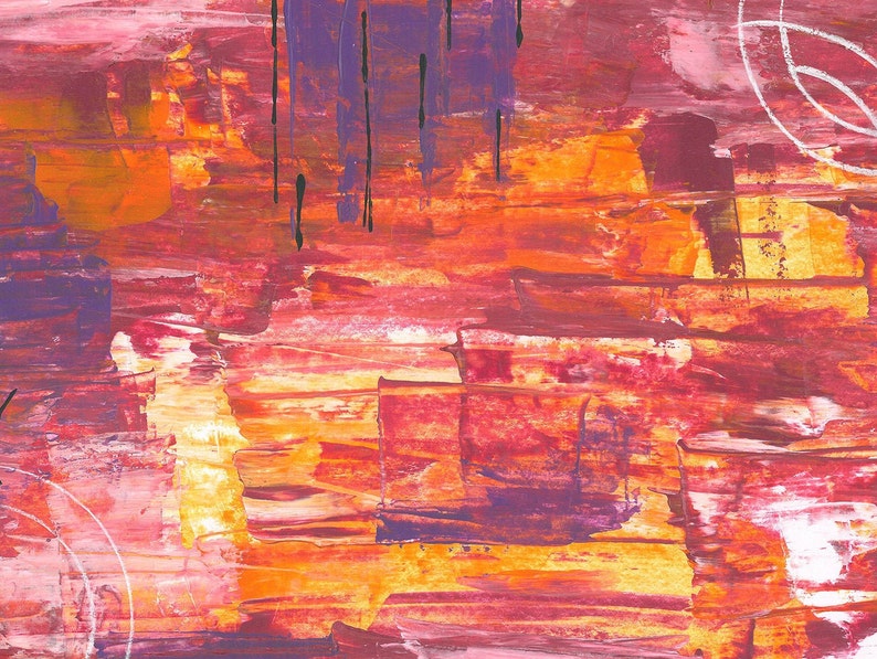 Printable Abstract Art, Original Art, Instant Download, Colourful Art