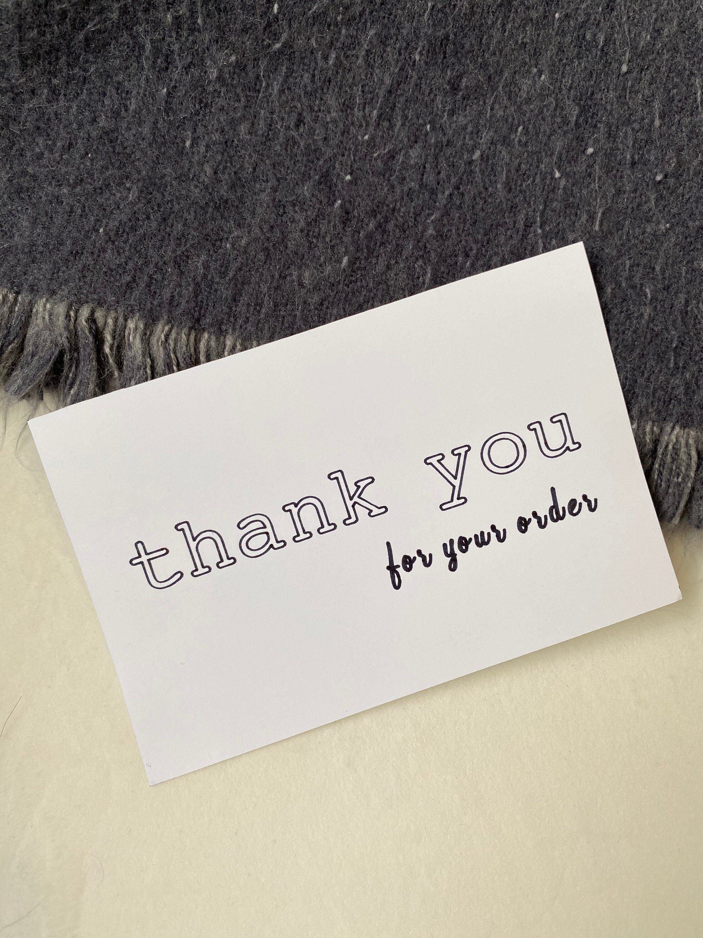 Thank you cards pack of 25100 small business hand written Etsy