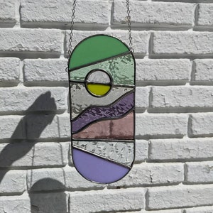 Abstract Pill Suncatcher