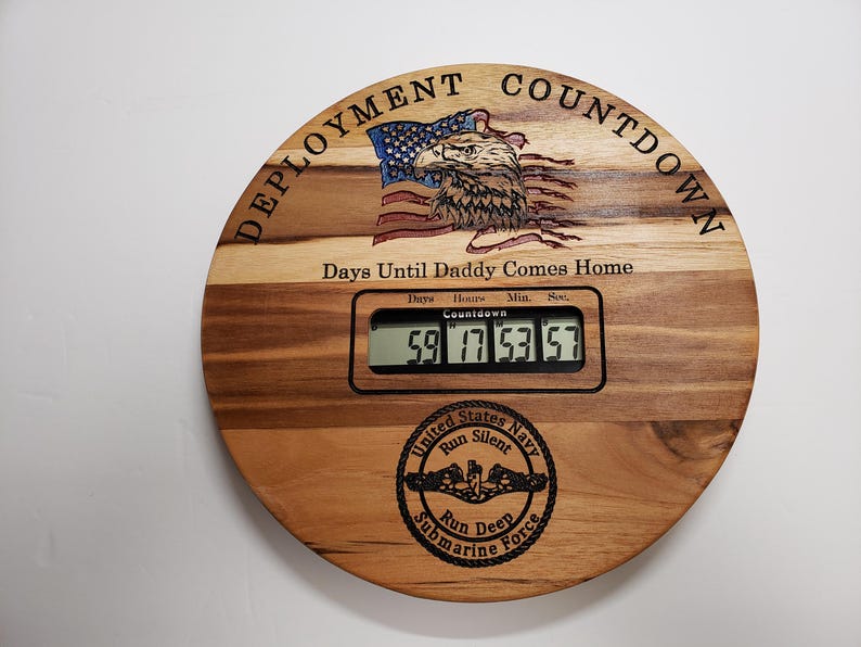 Military Deployment Countdown Timer: Army, Navy, Air Force, Marine ...