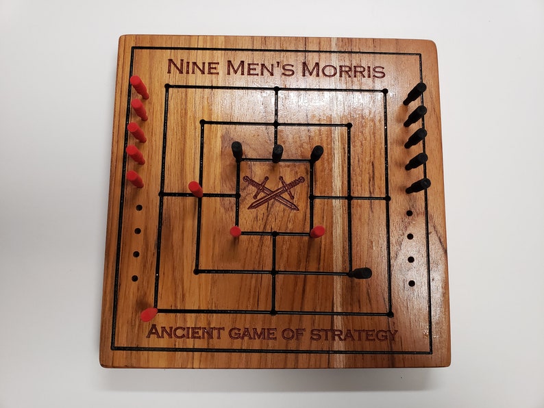 Nine Men’s Morris Board Game - Etsy