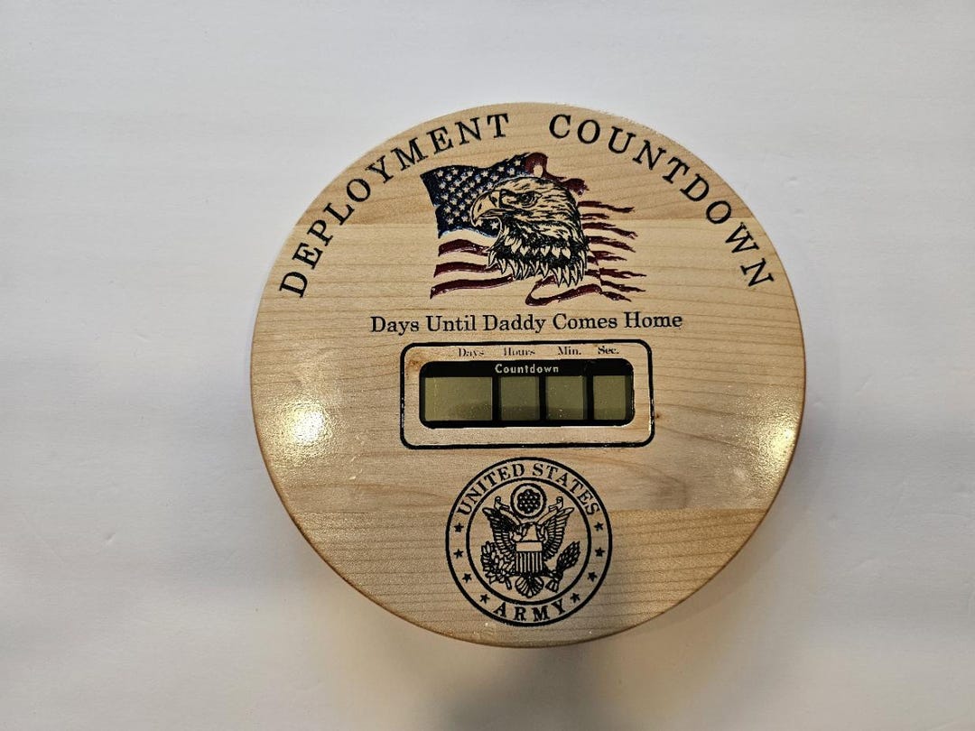 Military Deployment Countdown Timer: Army, Navy, Air Force, Marine ...