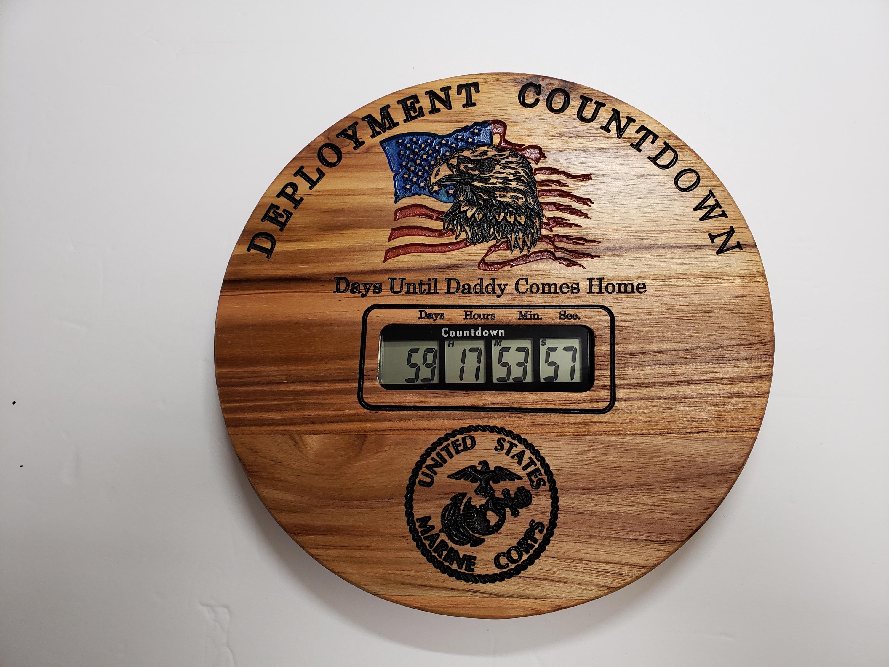 Military Deployment Countdown Timer: Army, Navy, Air Force, Marine ...