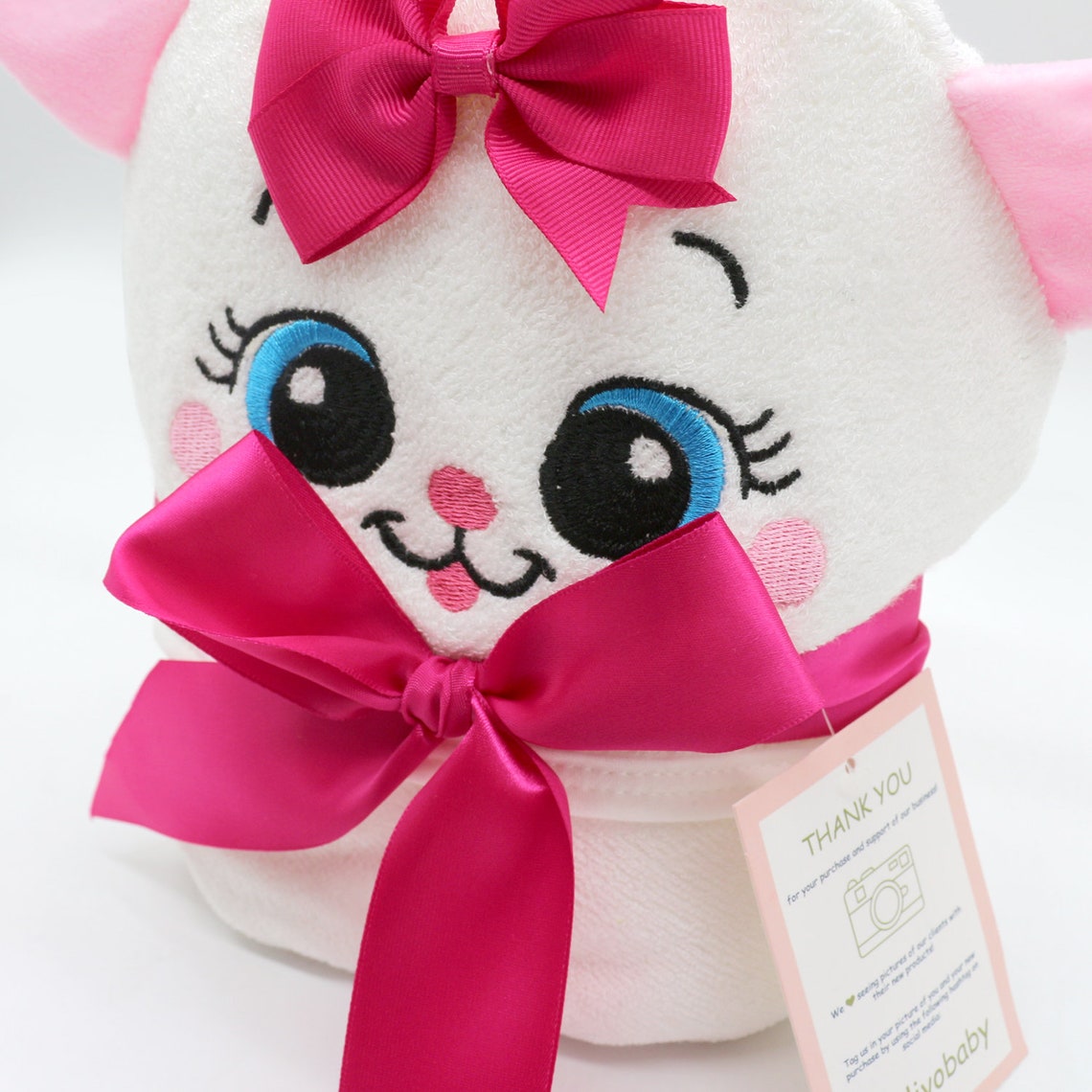 Baby Hooded Towels and Washcloths Set, Baby Gift, Animal Towel Hoodie