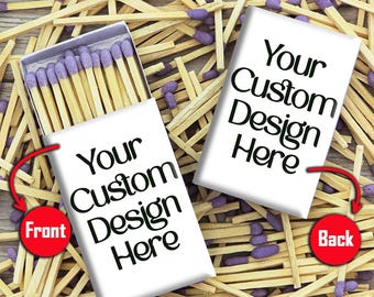 Custom Matchbox Favors Personalized Wedding Event Matches
