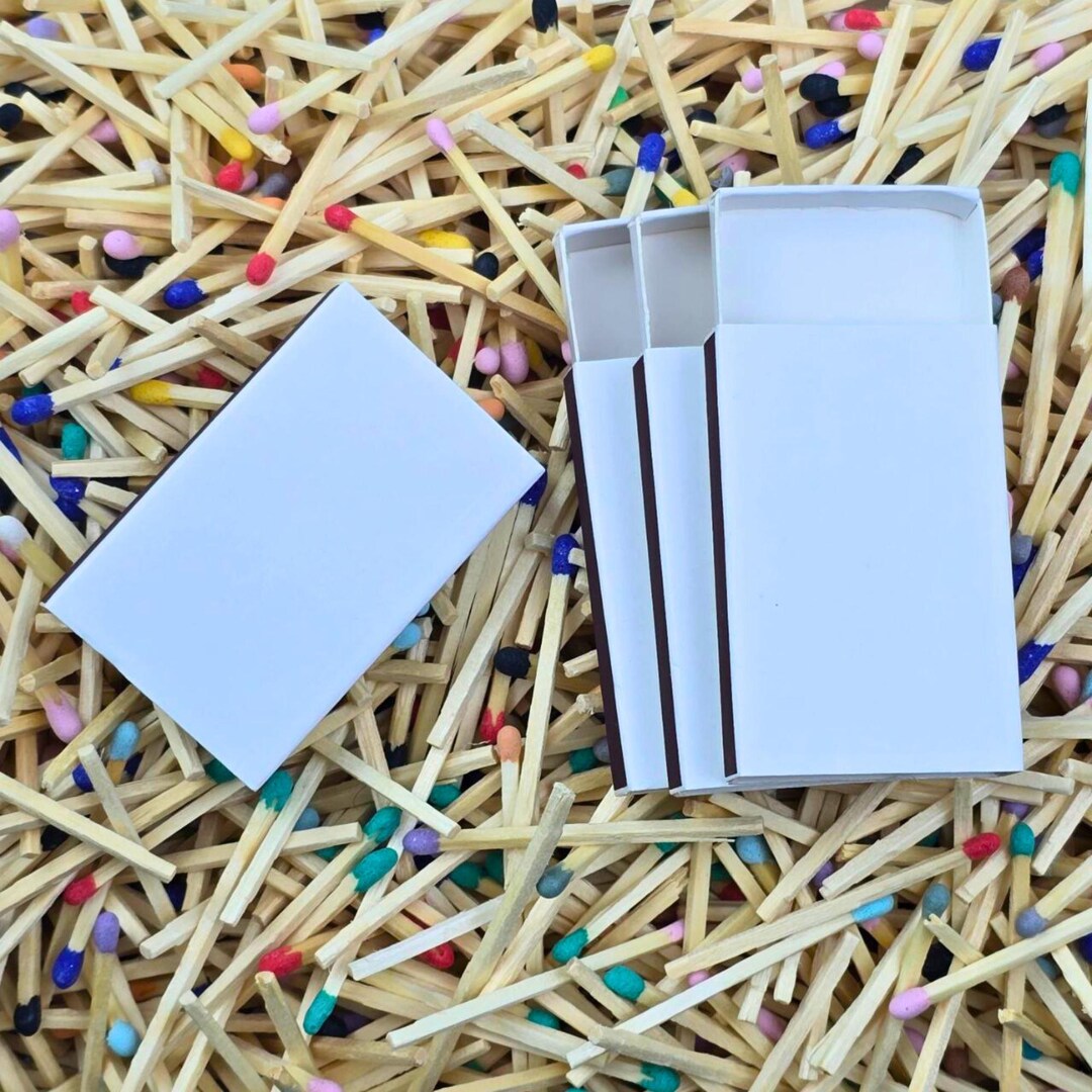 Blank White Matchboxes With Striker: DIY Crafts & Party Favors - Etsy