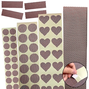 Custom Decorative Match Striker Stickers: Honeycomb Pattern, Strong Adhesive