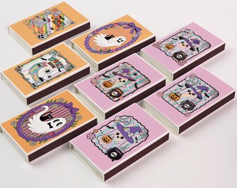 Personalized Halloween Matchboxes: Spooky-Cute Party Favors