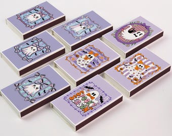 Personalized Halloween Matchboxes • Spooky-Cute Party Favors