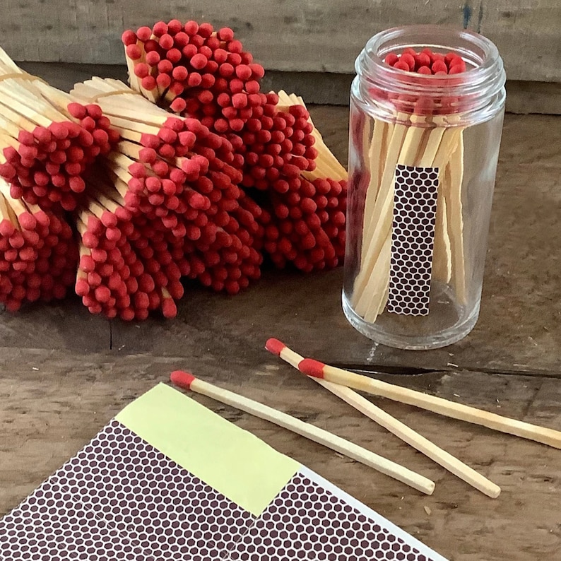 Match Striker Paper With Adhesive Pattern Strike Etsy