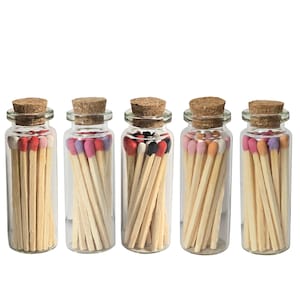 2 Inch Matchsticks | Matches in Multiple Packaging Styles | Colorful Matchstick Refill with Striker | Ideal for Home Decor or Gifting