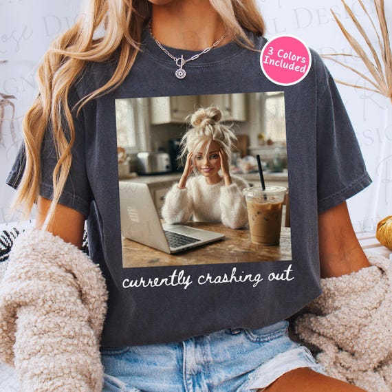 Funny Doll Face Meme PNG, Crashing Out Png, Barbie Shirt Design, Popular Humor Png, Sassy Sarcastic Humor Trending Sublimation Digital File