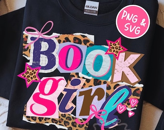 Preppy Book PNG, Trendy Bookish Png, Girly Book Lover Sublimation Design, Popular Reading Png, Trending Bookworm SVG, Reader Shirt DTF File