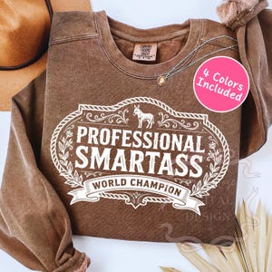 Smartass Funny Western PNG, Smart Ass SVG, Trendy Sarcastic Humor Sublimation Design, Snarky Country Adult PNG, Sassy Southern Hat Patch Svg