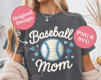 Latch Hook Yarn Baseball Mom PNG, Knit Baseball Mama SVG, Sports Mom Sublimation, Crochet Baseball Shirt Design, Trendy Baseball Mom Graphic
