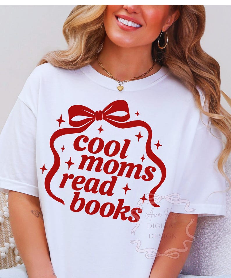 Trendy Retro Mom PNG, Book Lover Mom SVG, Girly Mama PNG, Preppy Mom Shirt Design, Bookish Mom Life Svg, Vintage Bow Womens Shirt Sublimation, Everyday Digital Png, Popular Quote Png, Trending Womens Sublimation, Bookworm Tshirt Design