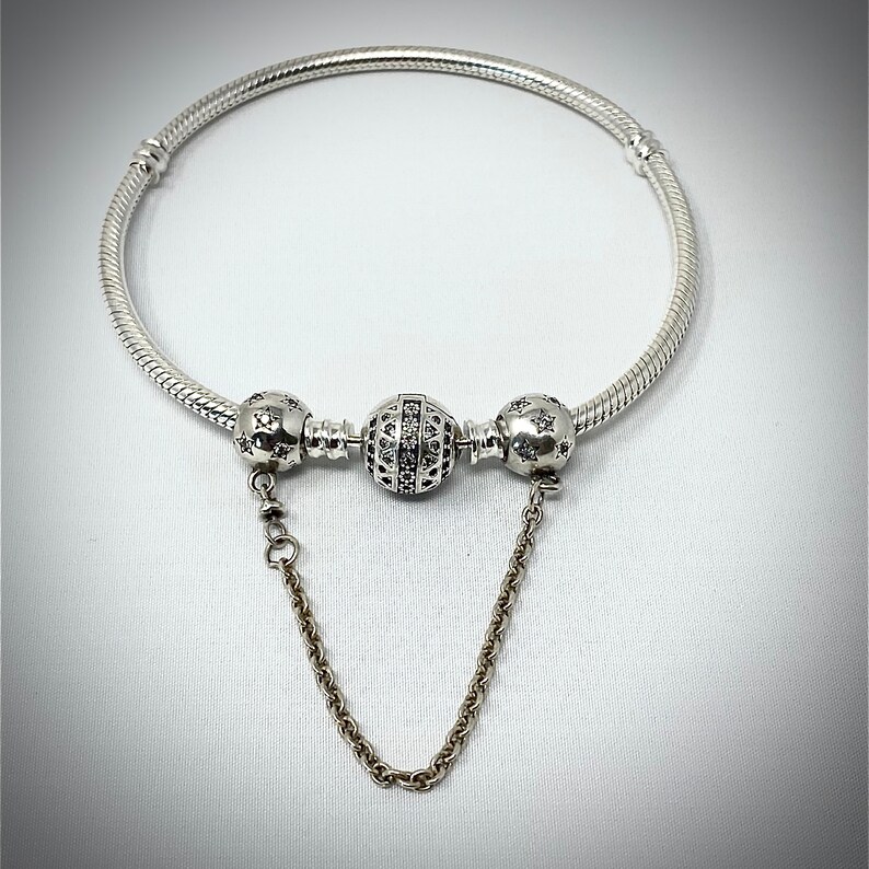 Safety Chain Charm for Pandora Pandora Style Safety Chain Etsy