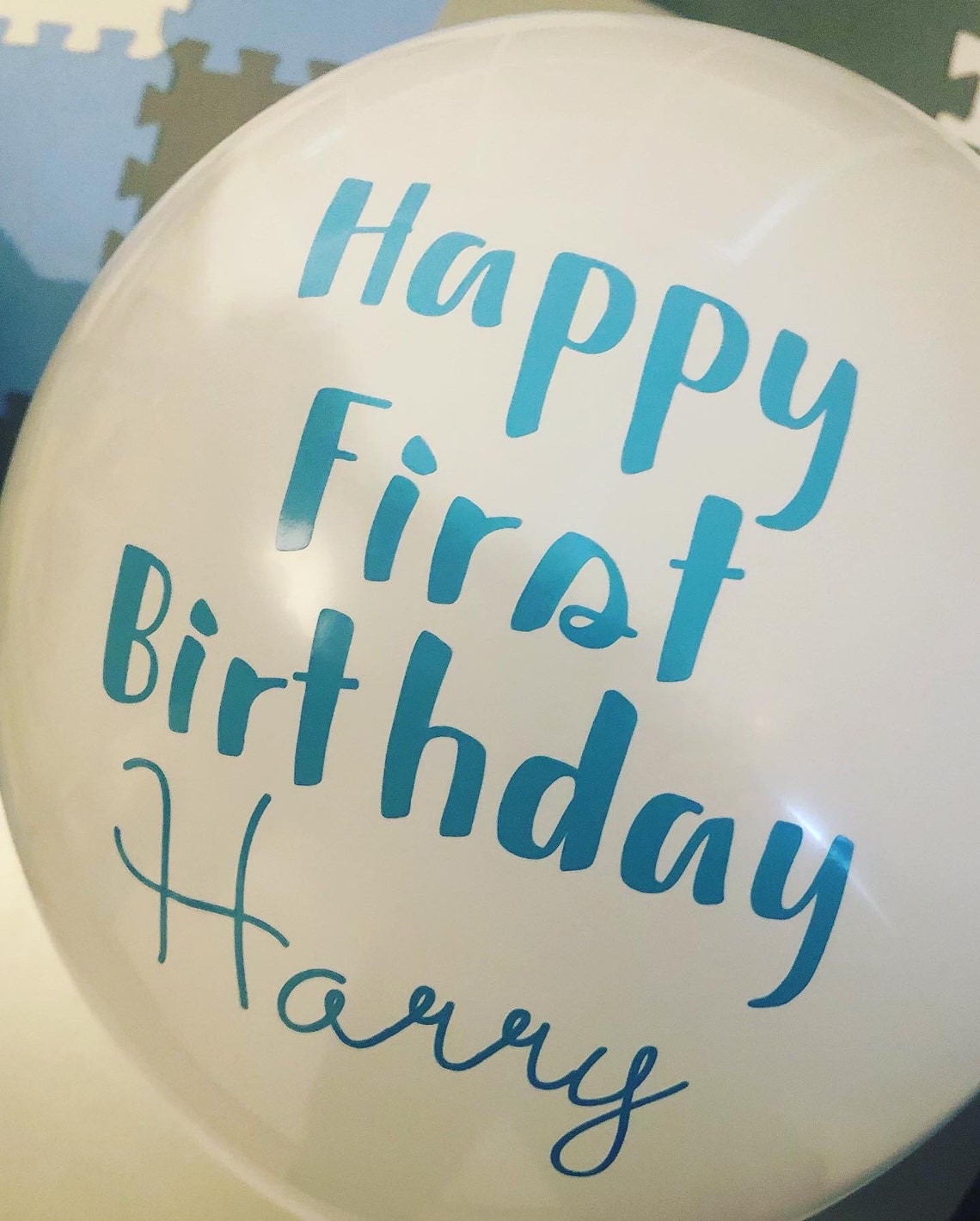 Personalised 12 Nonhelium Balloons. Etsy