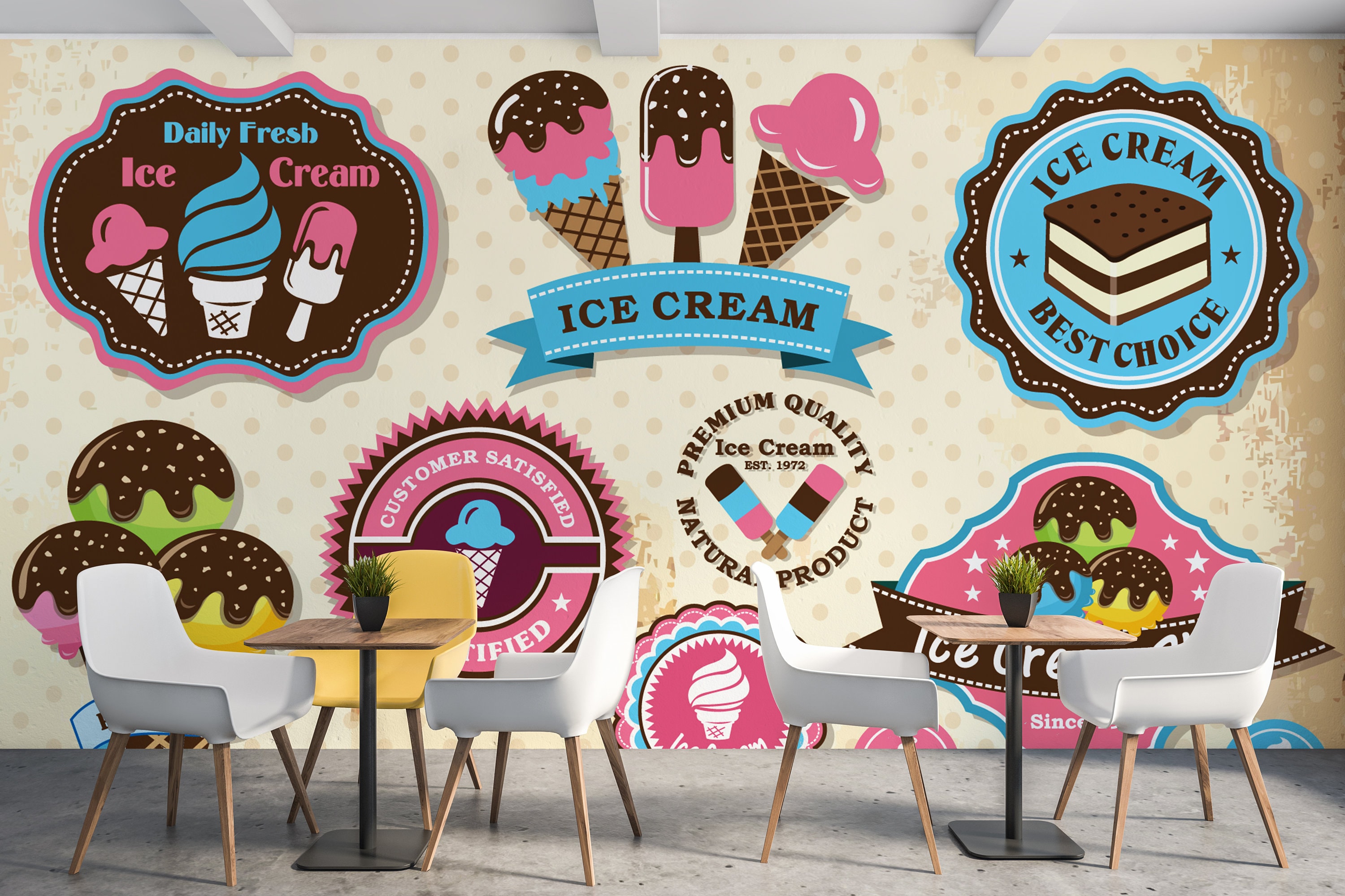 Design ice cream shop - Interior design in Lviv. Interior designer | Cult  of Design
