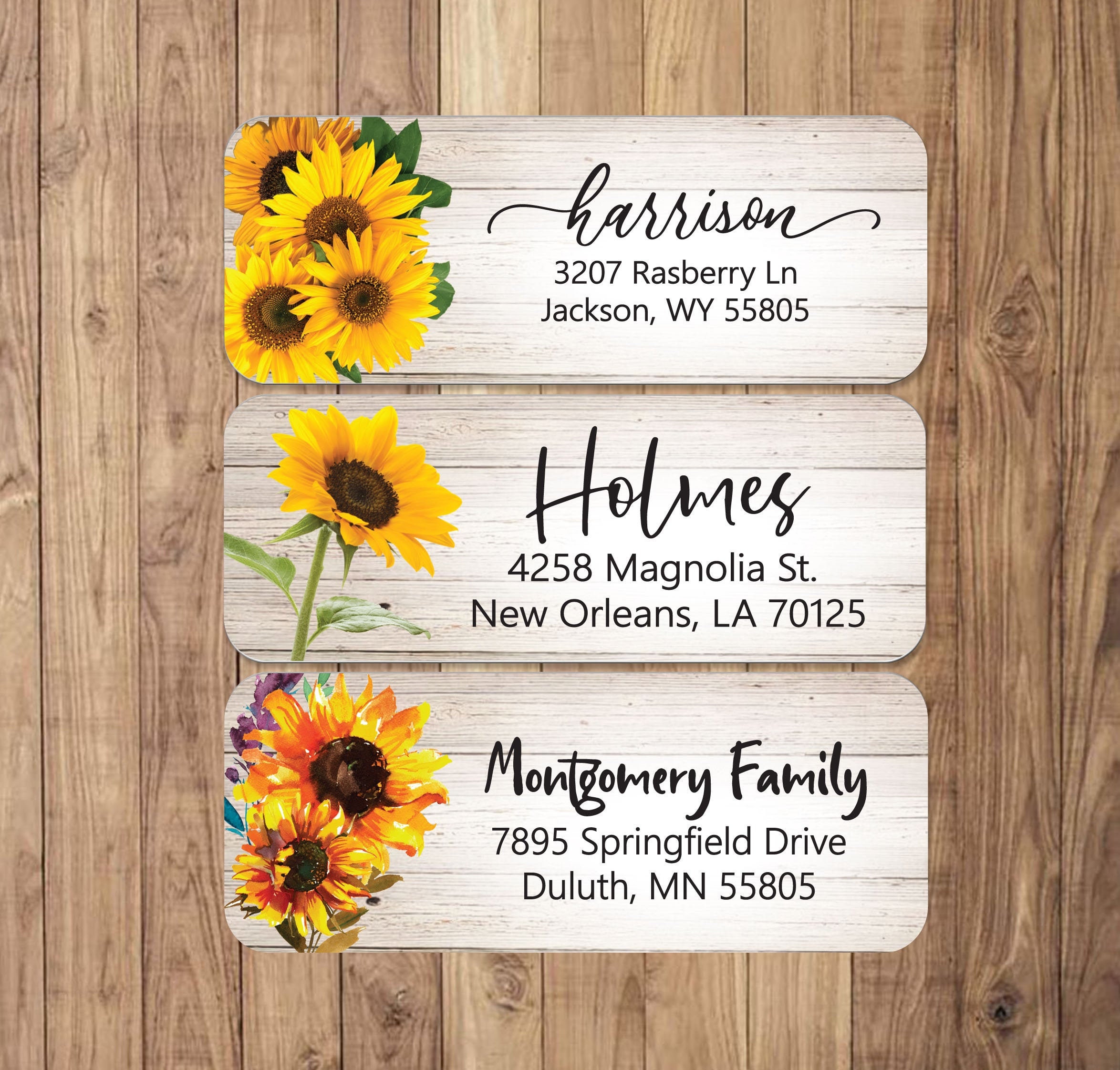 Inshoney 100pcs custom Stickers for Business Logo Stickers customized  Personalized Labels 15inch (Sunflower)