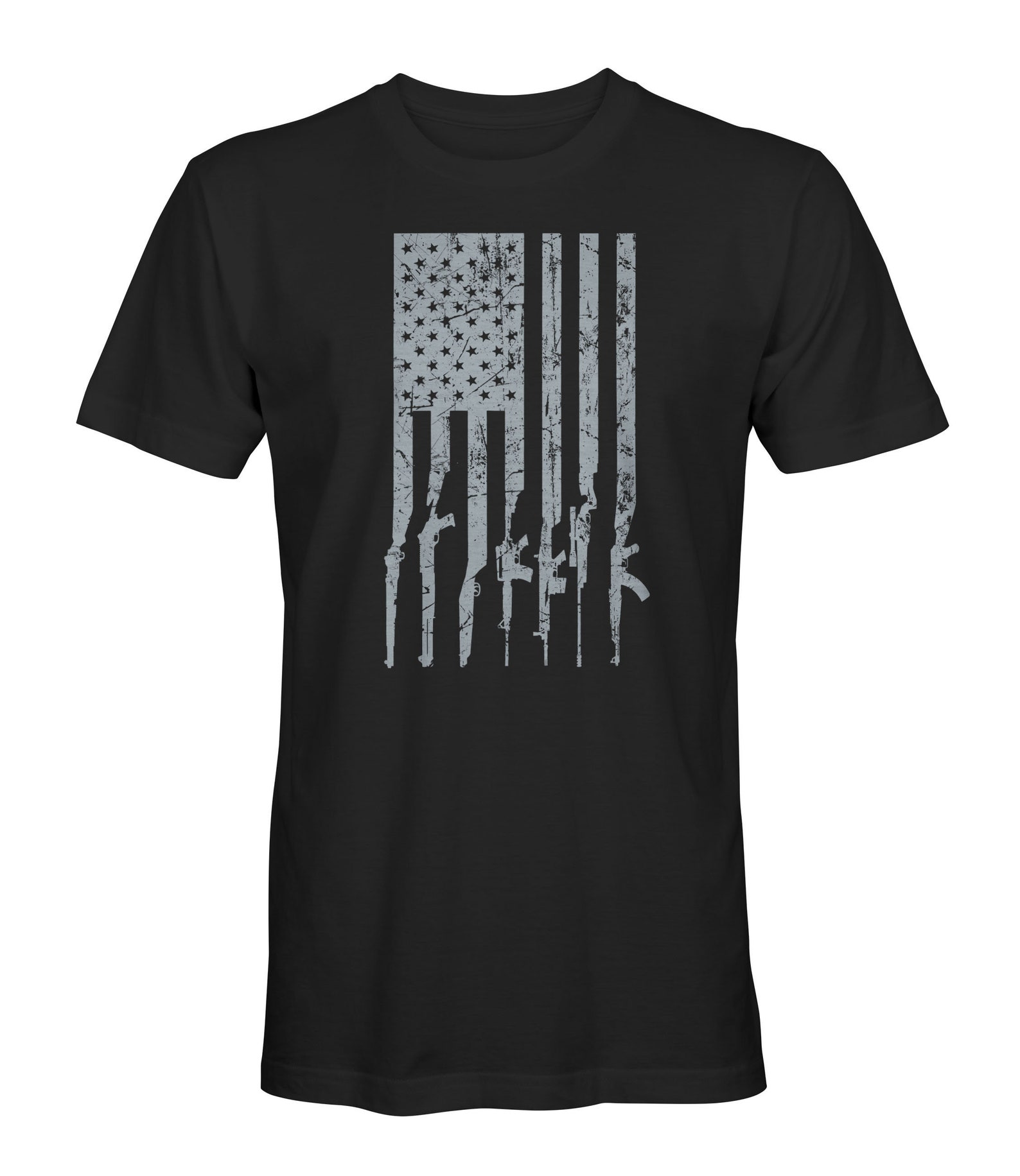 Gun Flag T-shirt Mens and Womens Sizes American Flag Shirt | Etsy