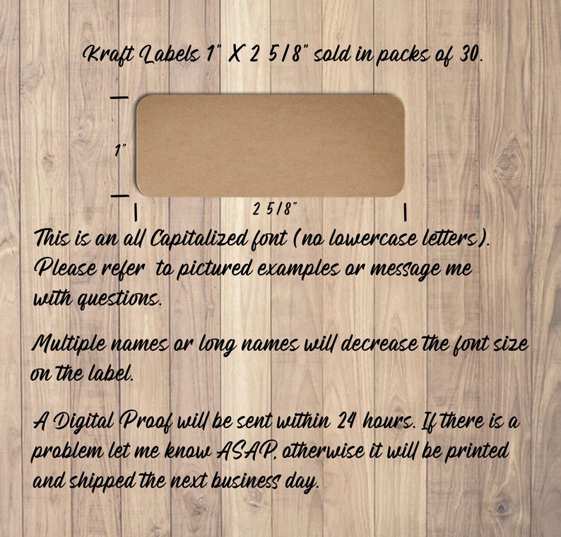 Personalized White Ink Custom Address Labels Script Address Stickers Cursive Address Label Western Return Address Labels Kraft
