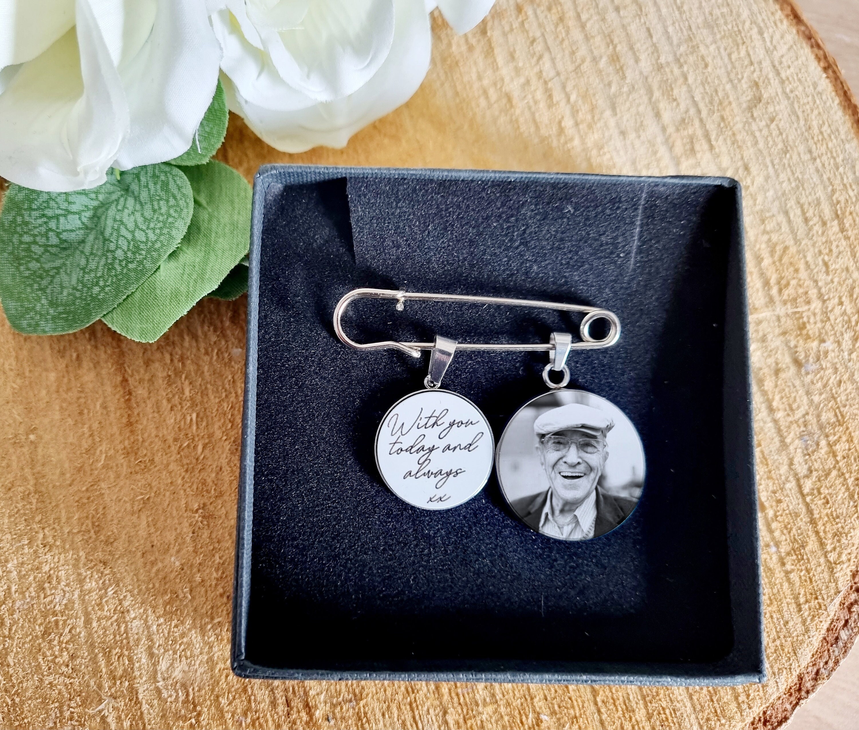 Buttonhole photo deals charm
