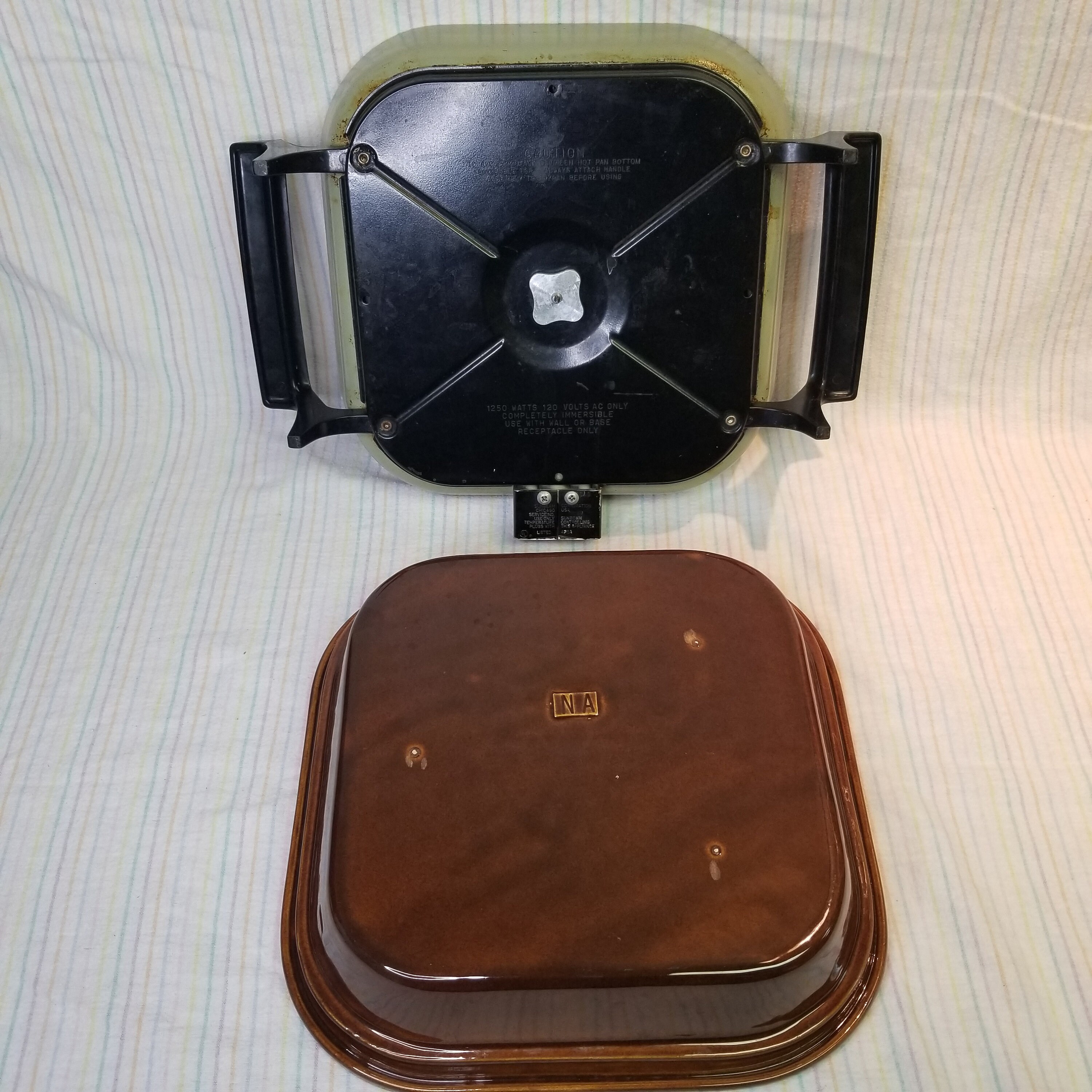 sunbeam crocker frypan