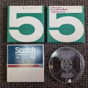 175mm 7 Inch Seven Inch Reel to Reel Recording Empty Take up Tape Spool  Quantegy 