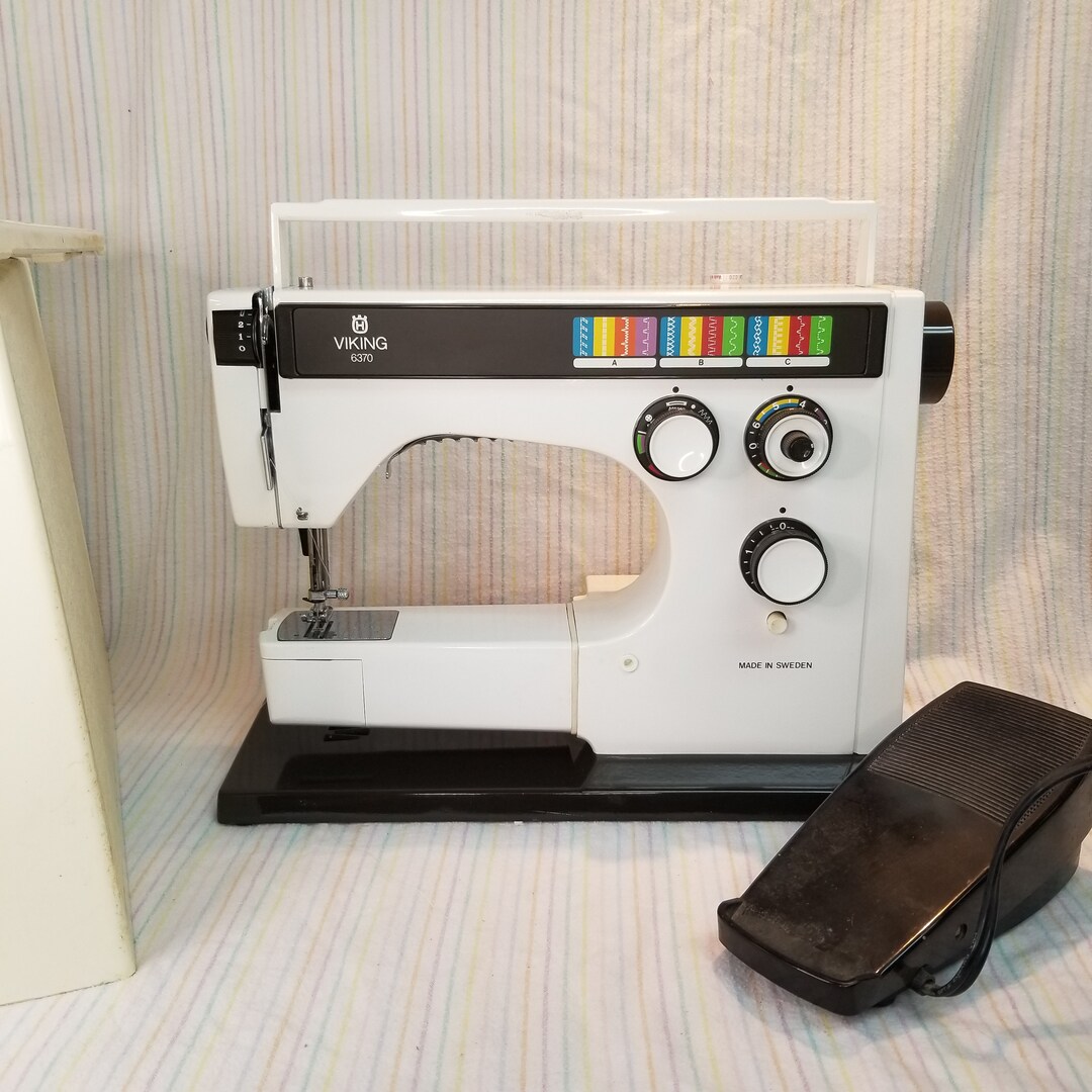 Working Vintage 1950s Husqvarna Viking 6370 Sewing Machine W/ - Etsy