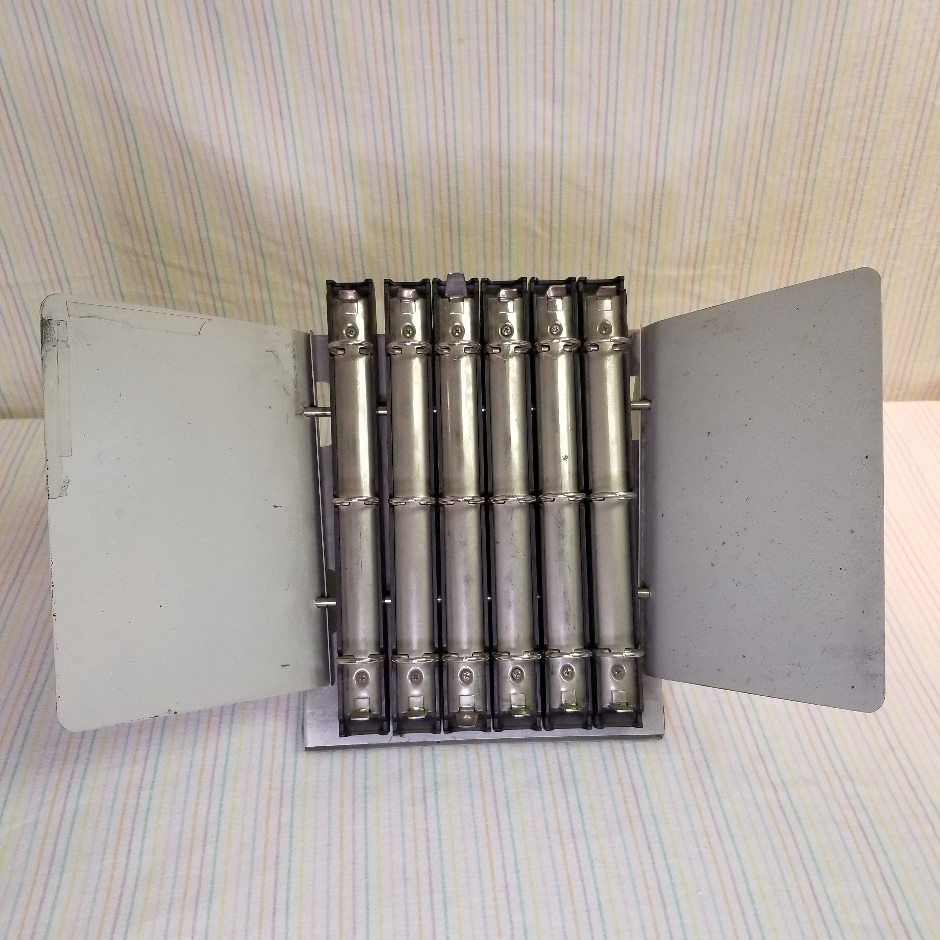 Vintage Wilson Jones Dublock Industrial Catalog Binder Rack 1 Ring Size