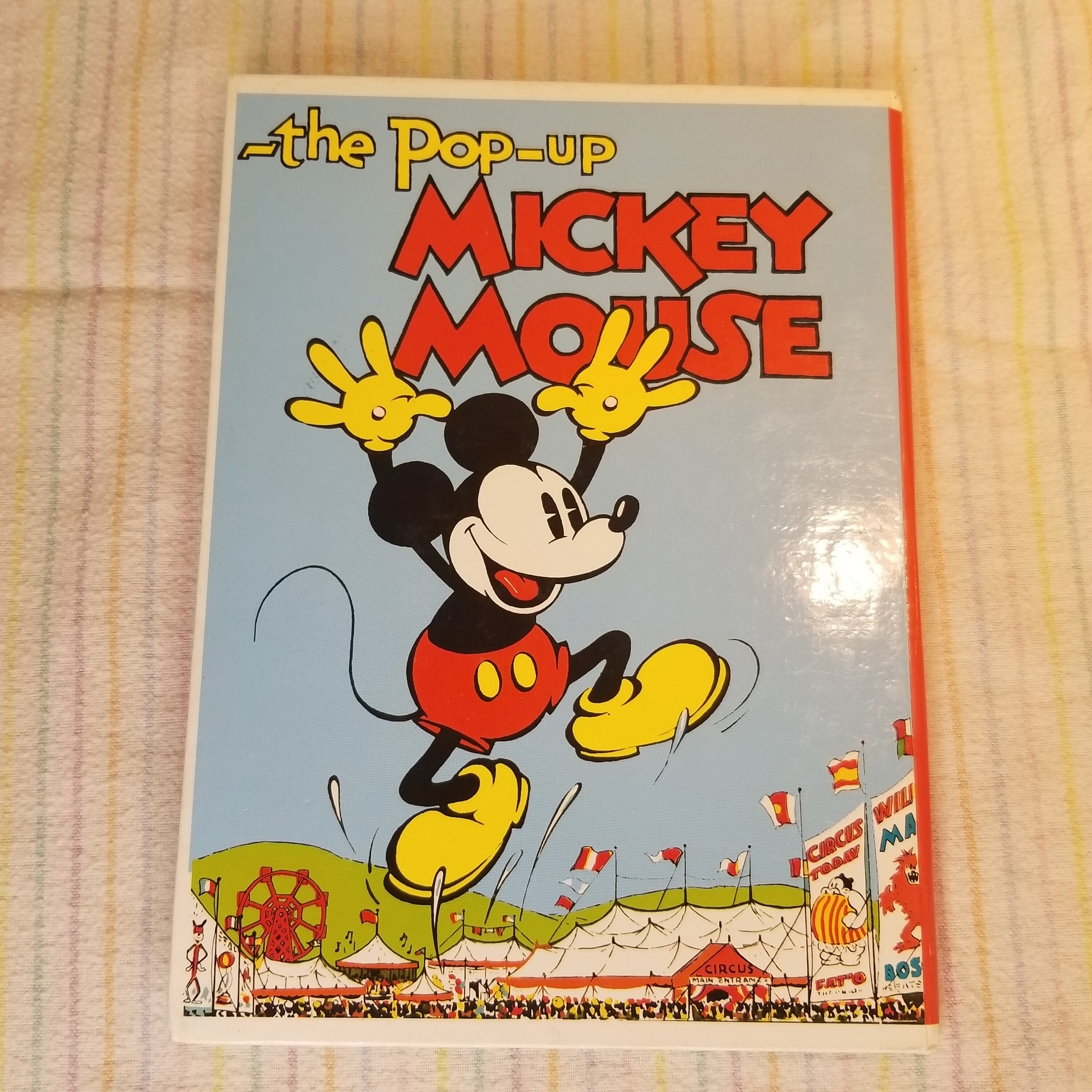 希少 MICKEY'S POP-UP BOOK OF MICKEY'S Pop-up Book of SHAPES, 1985, First Printing, Mickey