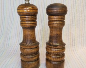 Vintage Mid Century Styson Servewood hand carved hardwood /'Woodcrest/' cheeseserving set