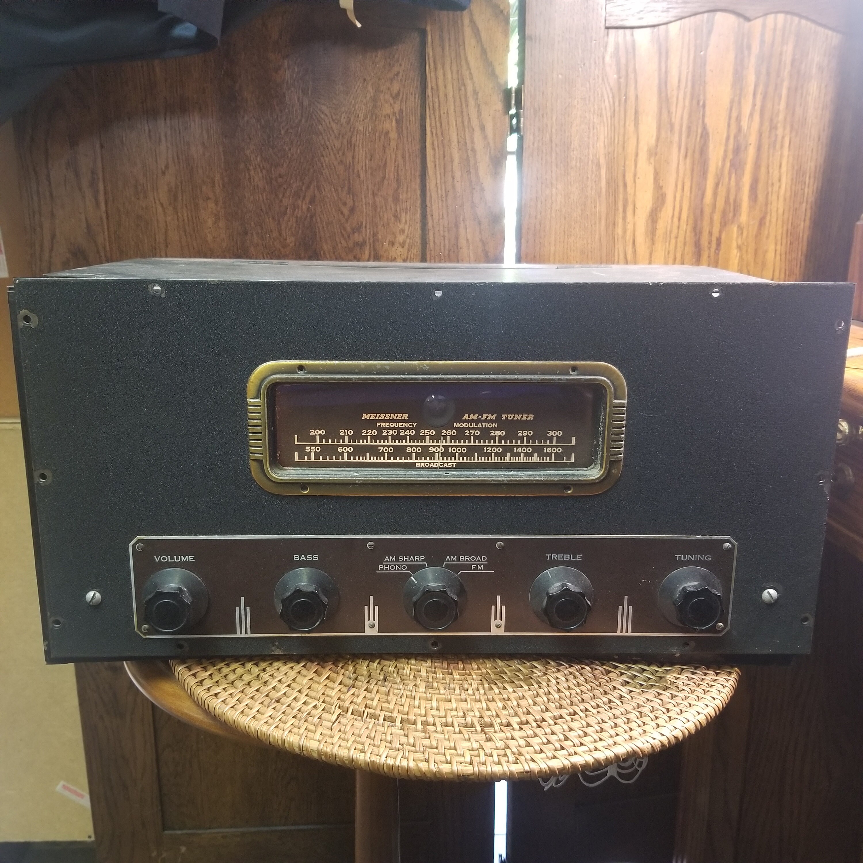 Vintage 1950s Meisnner AM-FM Tube Type Tuner Model Preamp 9-1091 9 ...